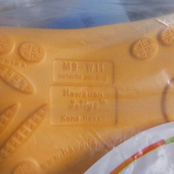 Hawaiian Jellys Ultra Comfort Papaya Unisex Flip Flop Sandal Sz 11 - Picture 10 of 11